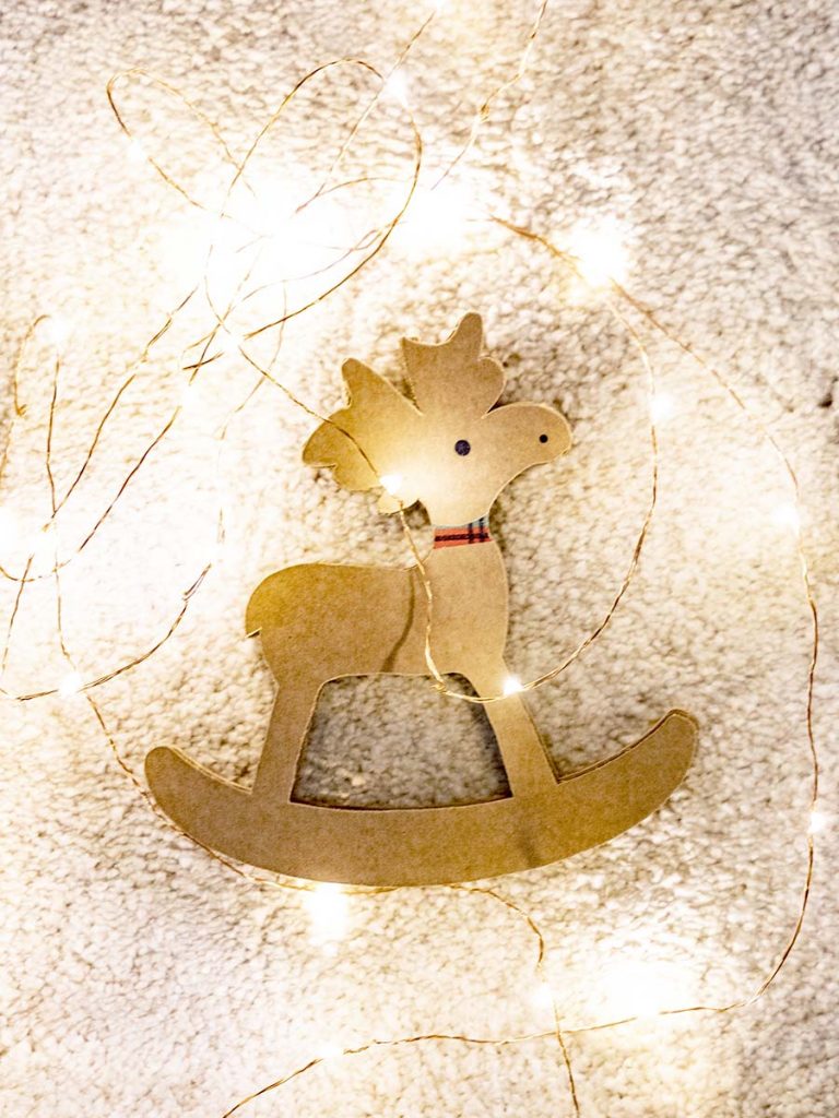 Decorazione renna avana