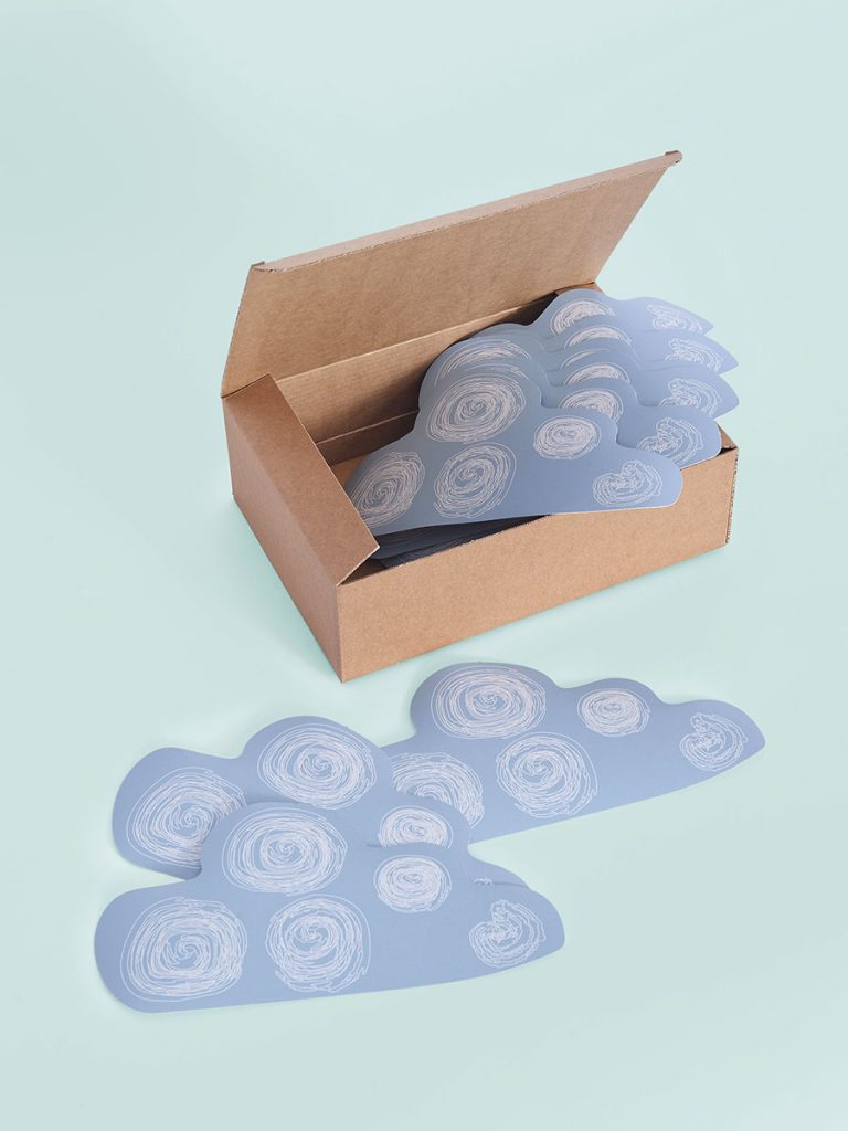 Set 30 stickers nuvolette
