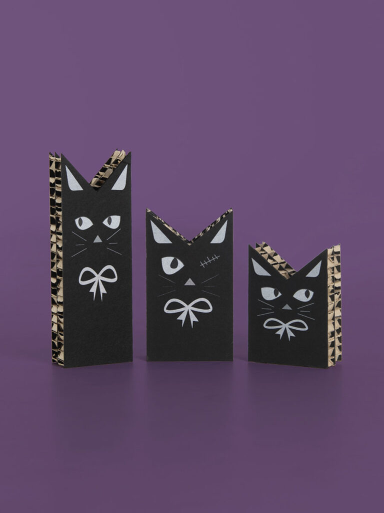 Set 3 gatti neri