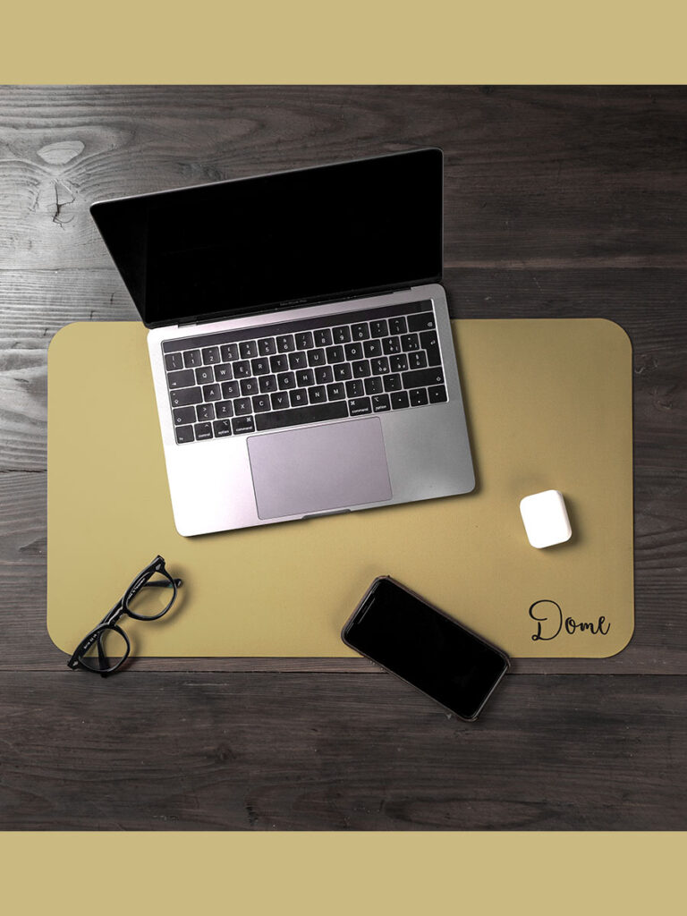Tovaglietta Desk pad tinta unita personalizzato - Senape