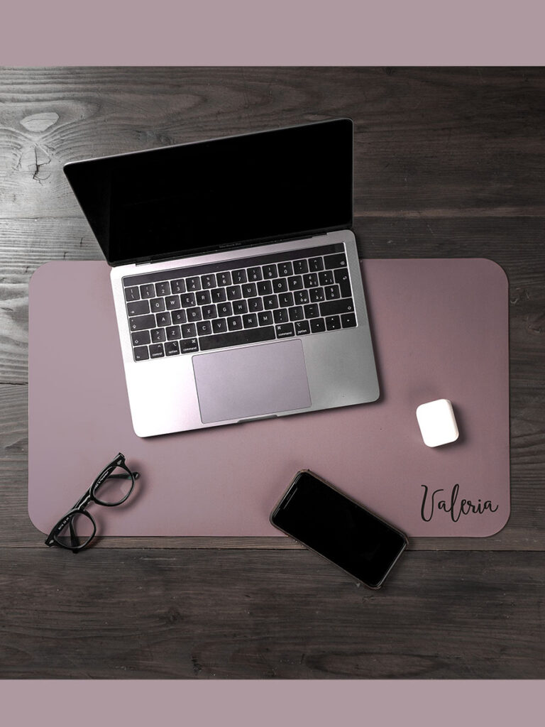 Tovaglietta Desk pad tinta unita personalizzato - Viola