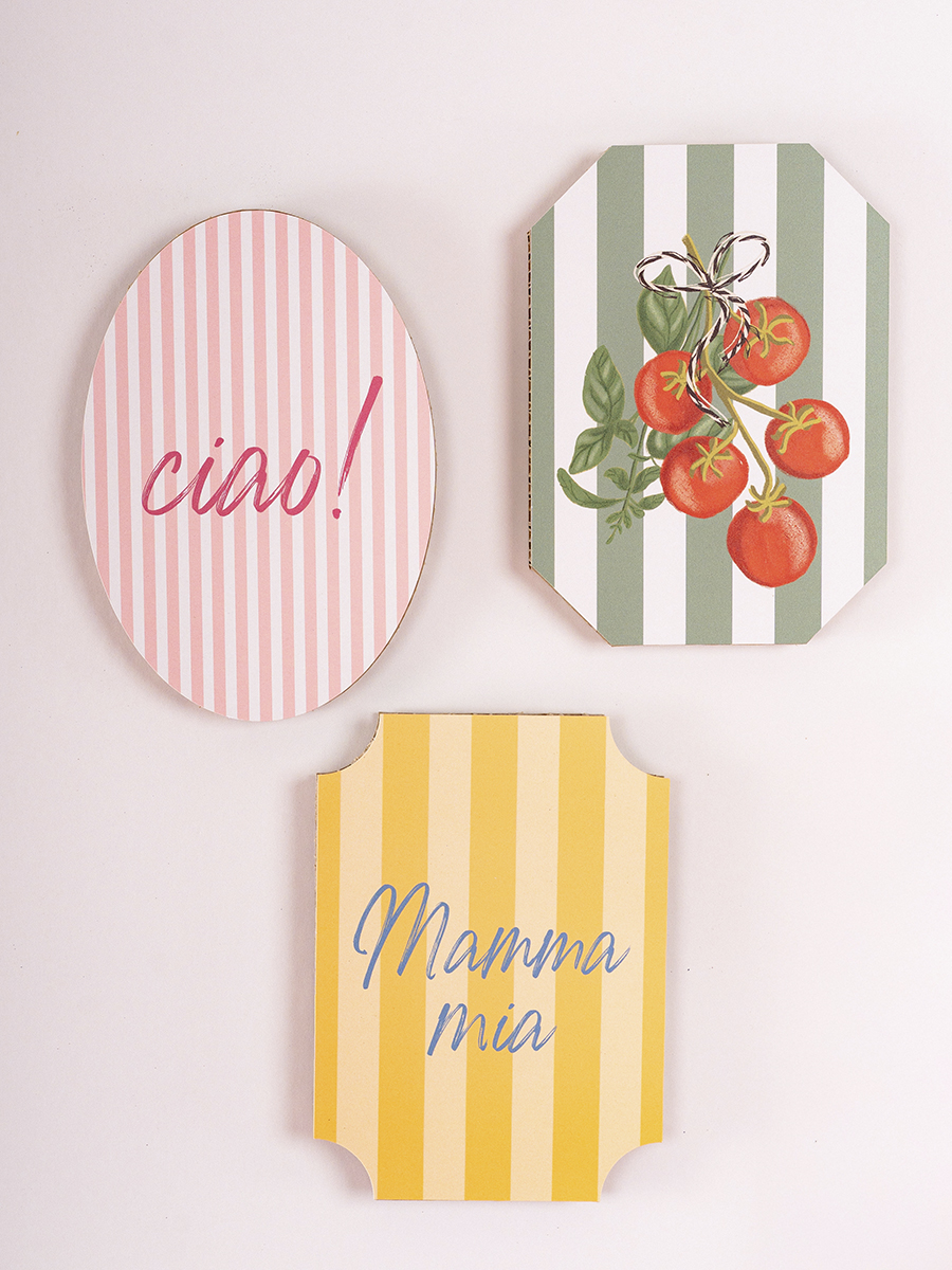 Quadretti "Mamma Mia" set 3 pz