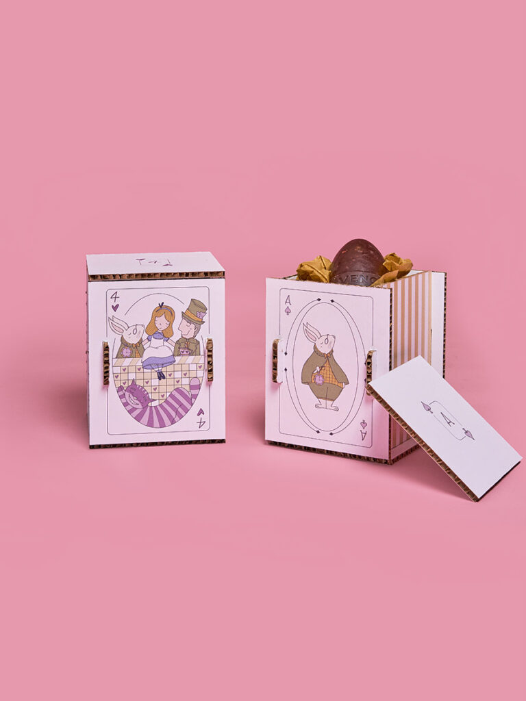 Scatole Alice nel Paese delle Meraviglie 2 pz