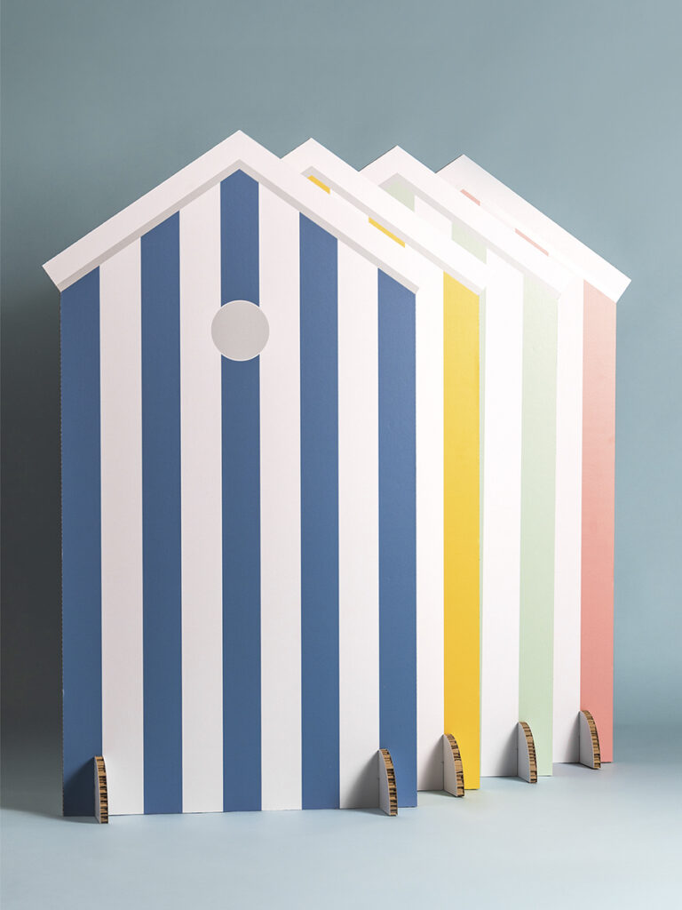 Cabina da spiaggia 4 varianti colore