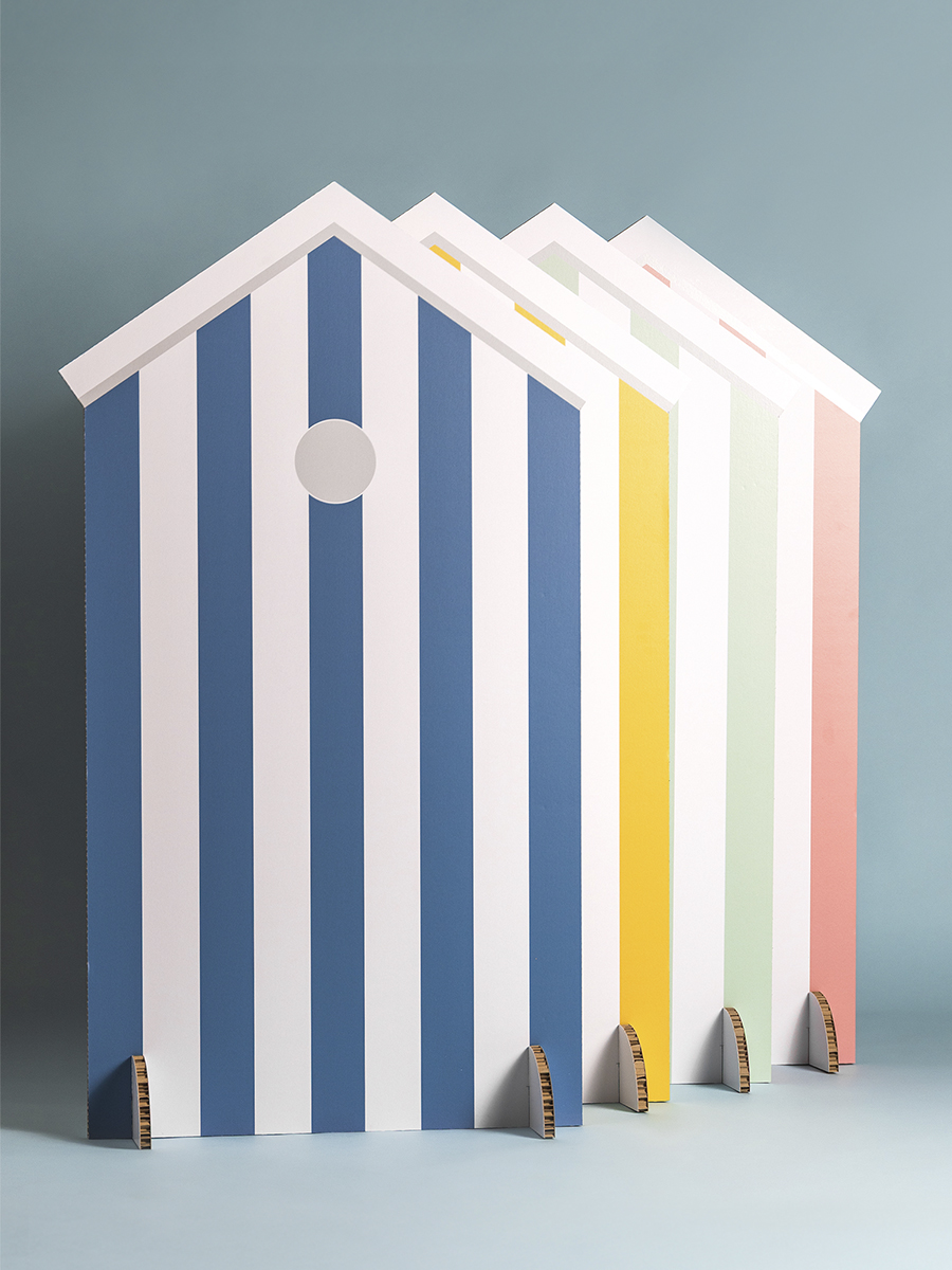 Cabina da spiaggia 4 varianti colore