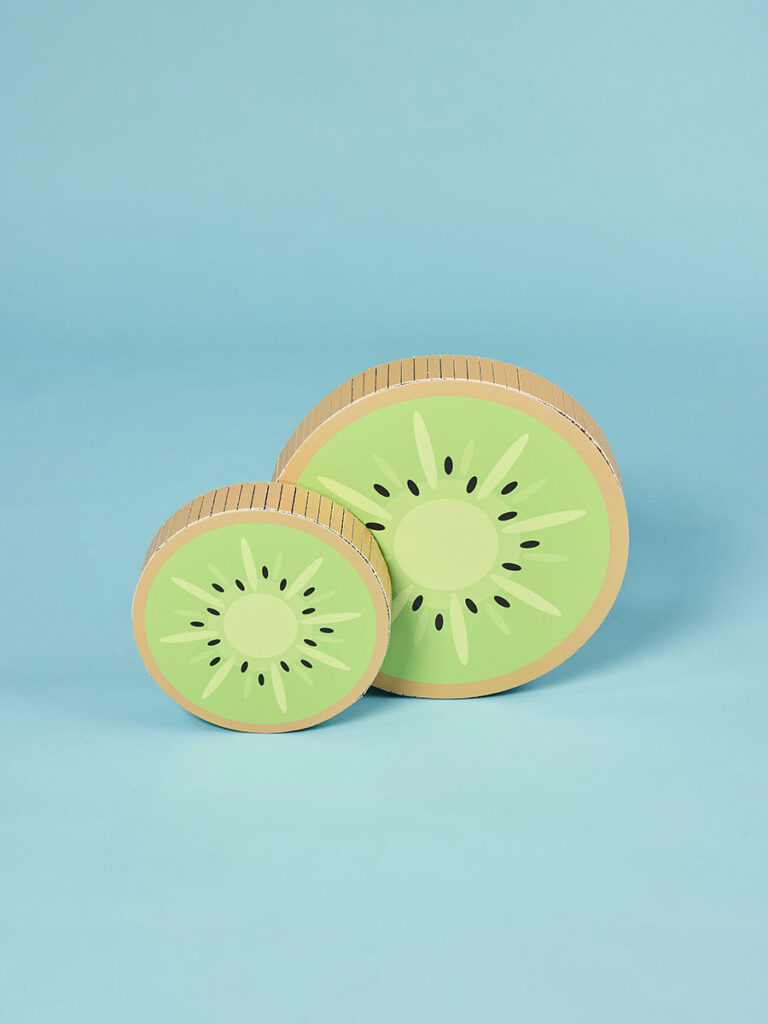 Fetta di Kiwi gigante set 2 pezzi