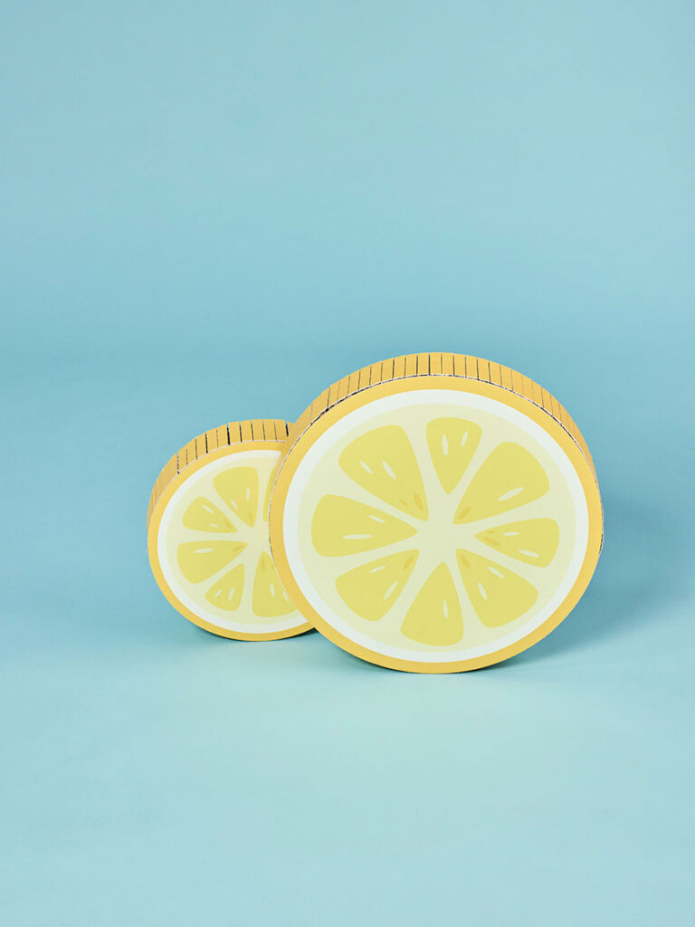 Fetta di Limone gigante set 2 pezzi