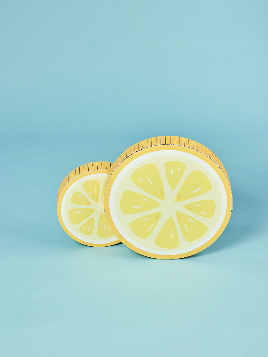 Fetta di Limone gigante set 2 pezzi