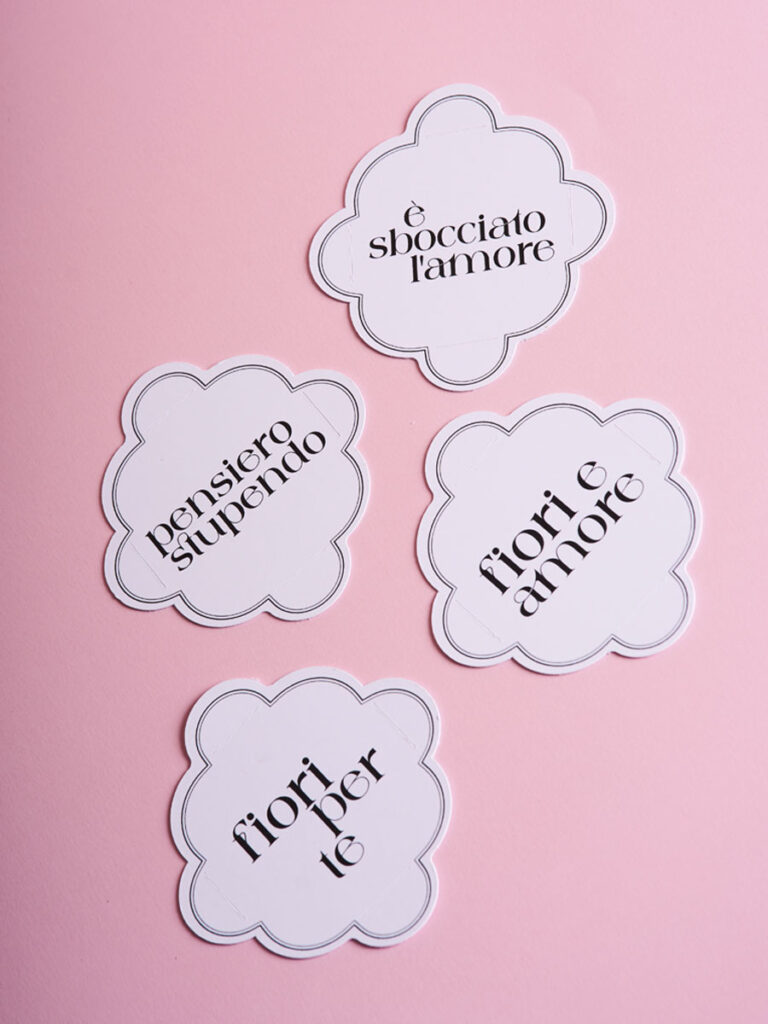 Biglietti decorativi "Amore" set 12 pz