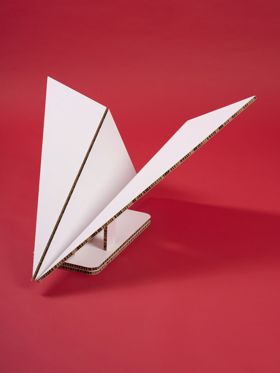 Aeroplano in cartone grande