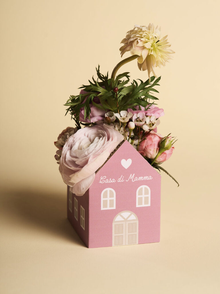 Vasetto a forma di casetta "Casa di Mamma"