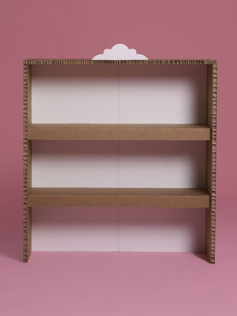 Credenza da appoggio in cartone
