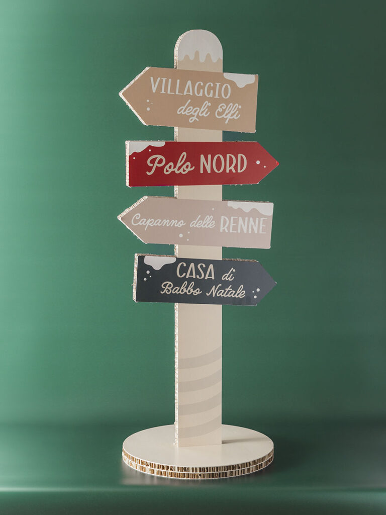 Insegna Villaggio di Natale