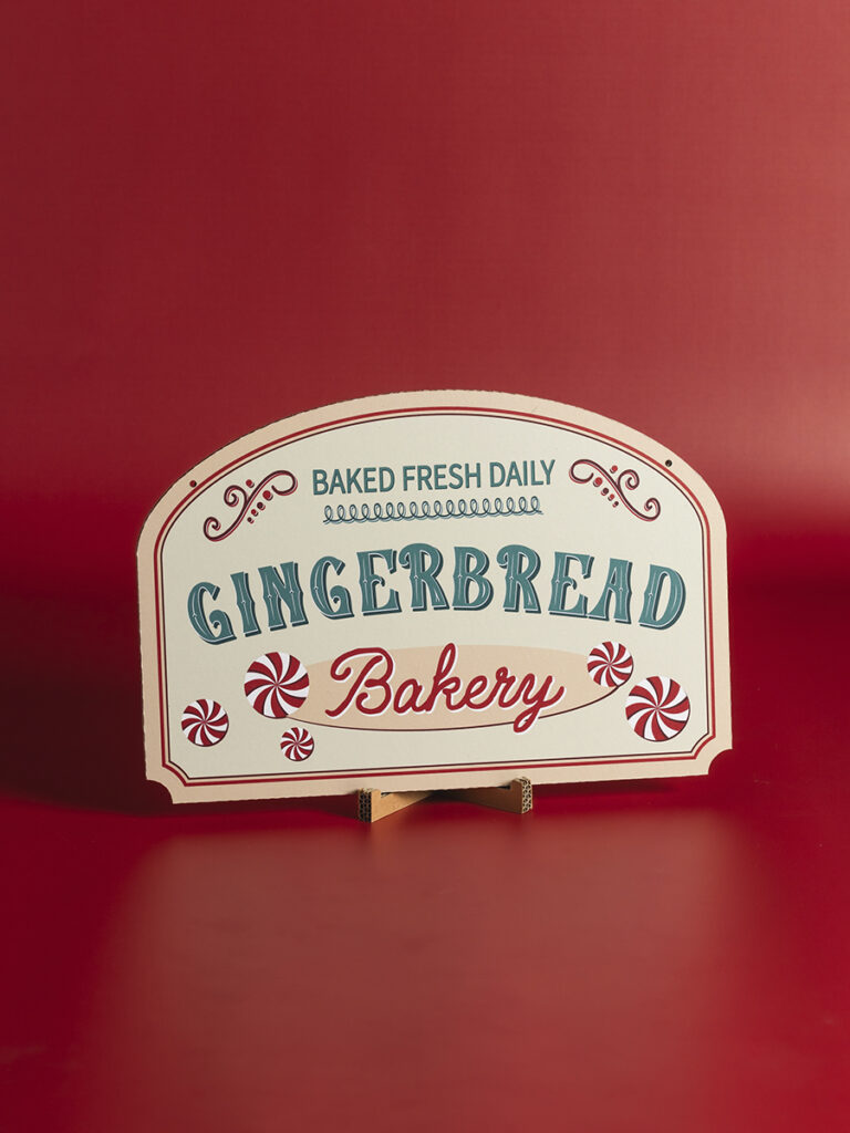 Insegna Gingerbread 2 misure