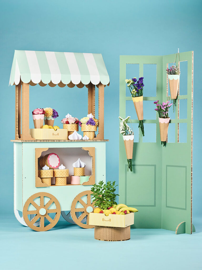 Kit Flower Bar Carretto e Porta finestra