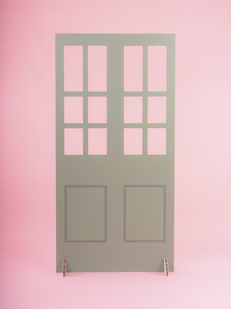 Sagoma porta finestra in cartone