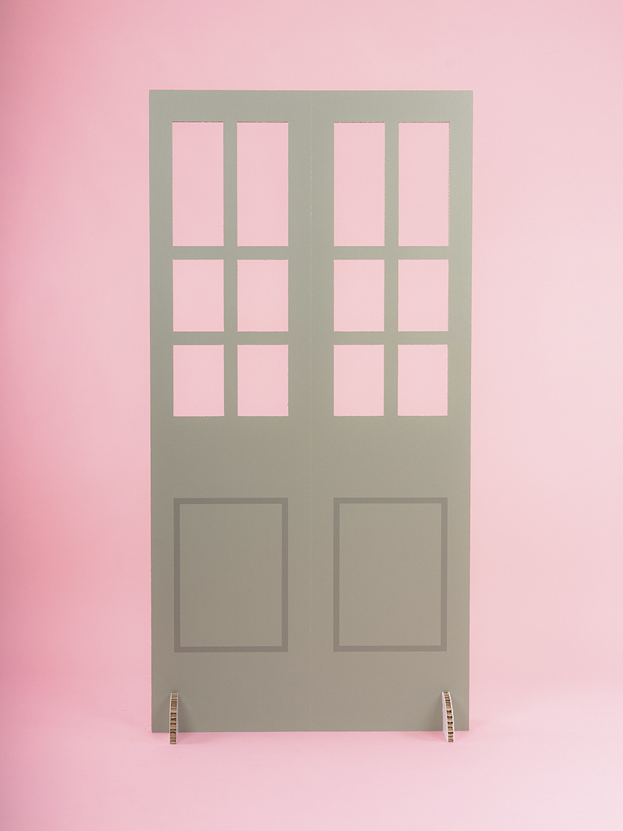 Sagoma porta finestra in cartone