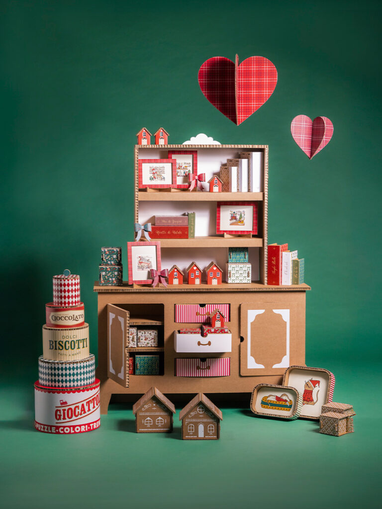 Mobile cassettiera grande con credenza