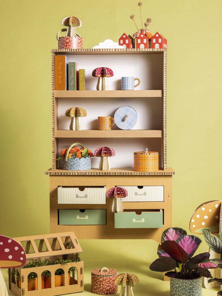Kit vetrina cassettiera e credenza