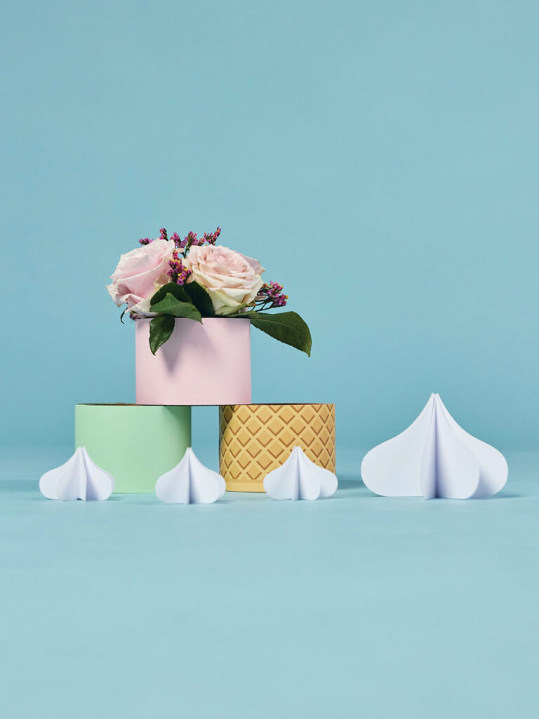 Coppetta gelato set 3 pz 3 colori