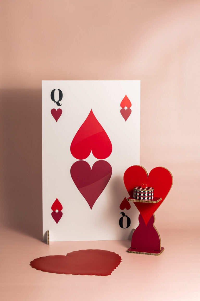Pannello carta di cuori