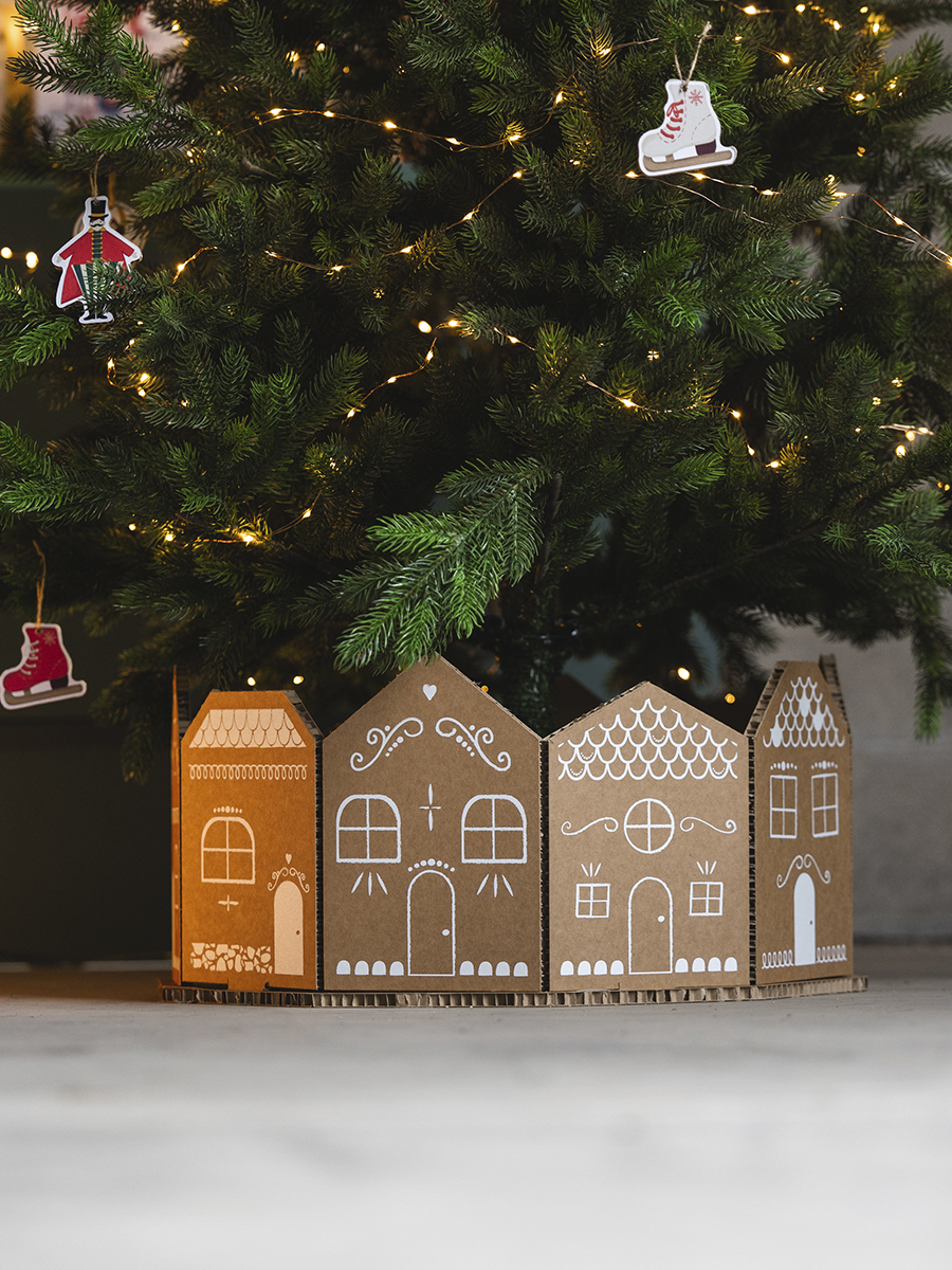 Vaso abete casette gingerbread
