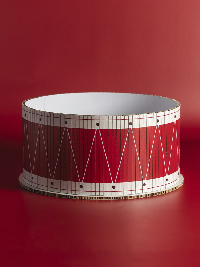 Vaso abete tamburo