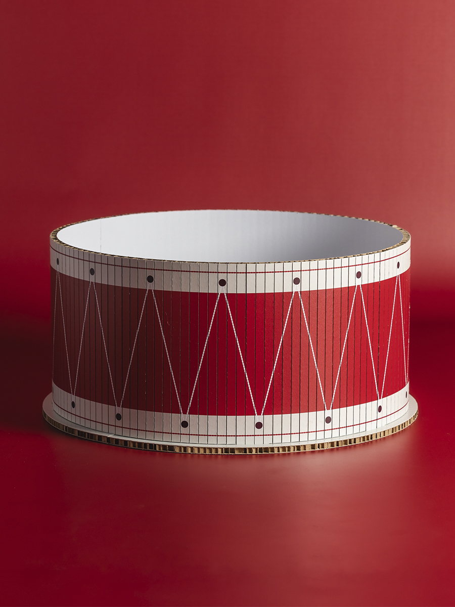 Vaso abete tamburo