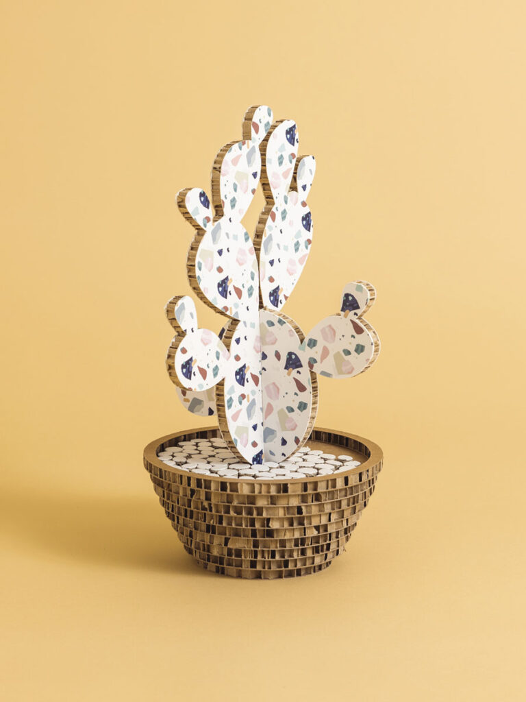 Cactus pattern graniglia
