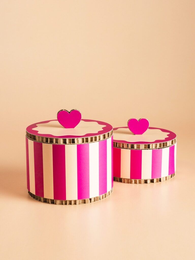 Love Box pesca e fucsia piccola