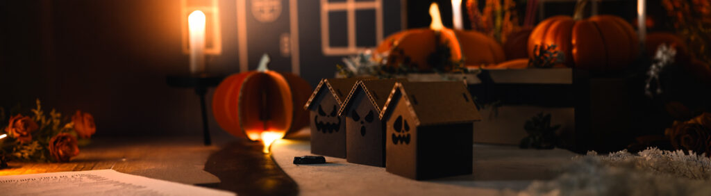 Collezione Halloween Honeycomb Design