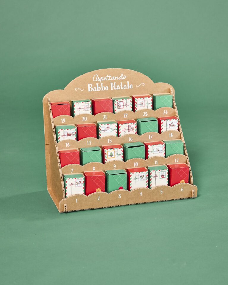 Calendario dell’avvento Scatoline “Buste e pacchetti”