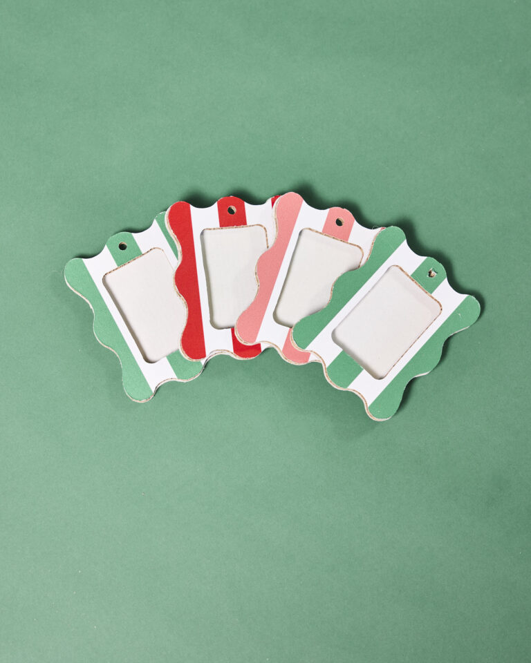 Cornici portafoto da appendere righe set 4 pz