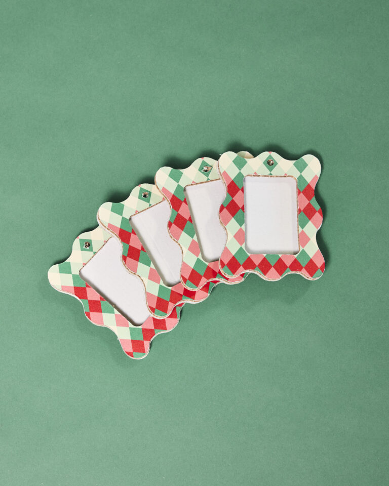 Cornici portafoto da appendere rombi set 4 pz