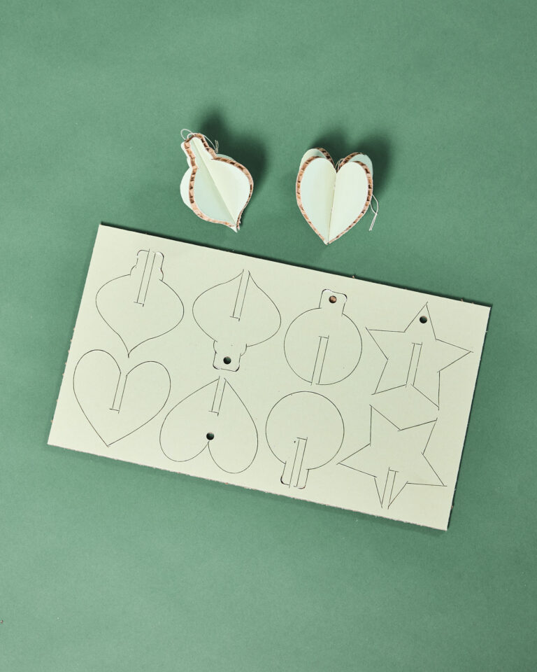 Decorazioni albero verde chiaro set 4pz