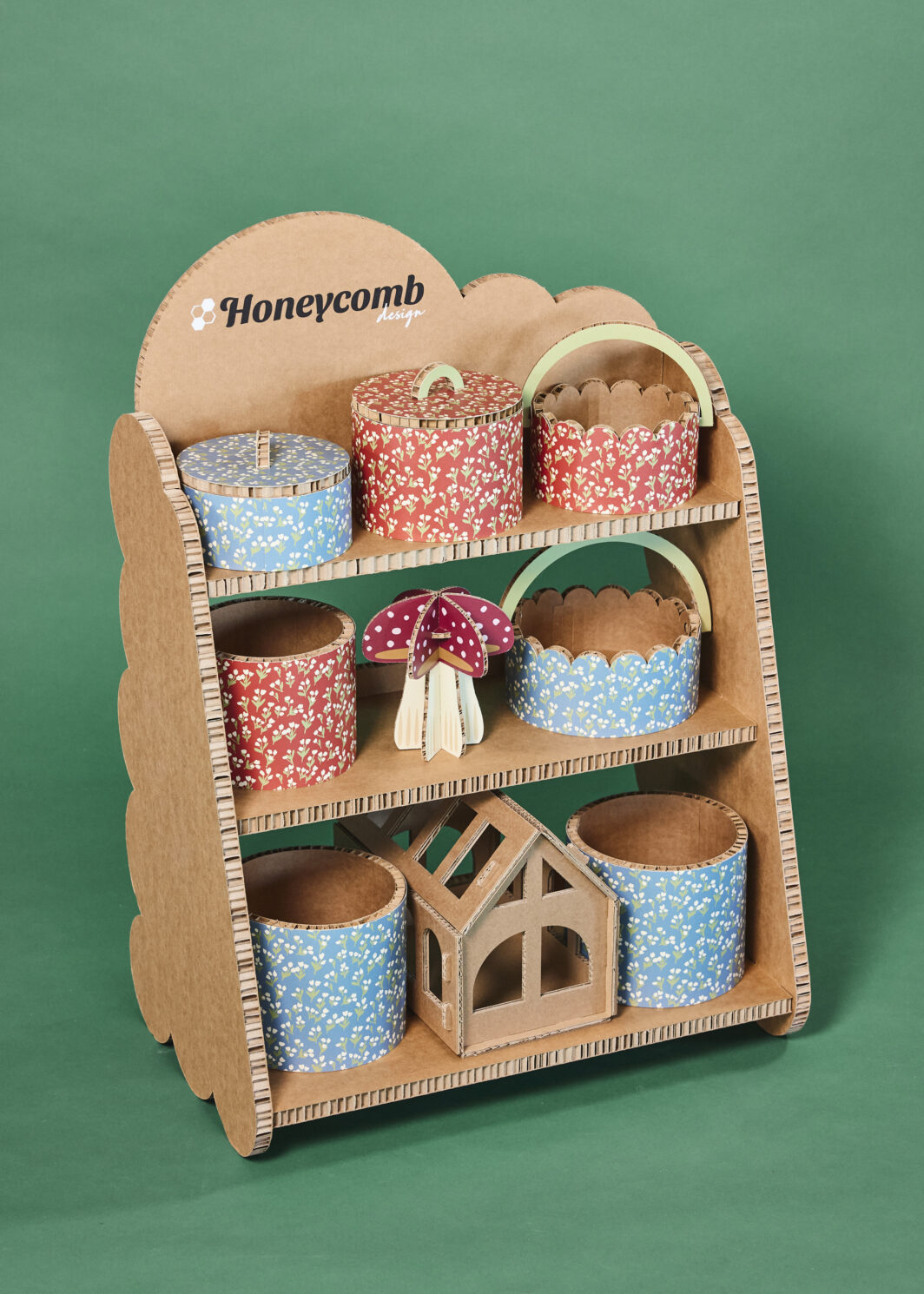 Espositore da banco Honeycomb