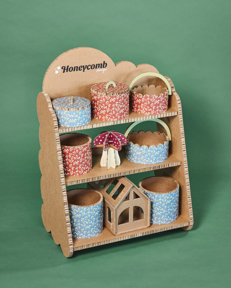 Espositore da banco Honeycomb