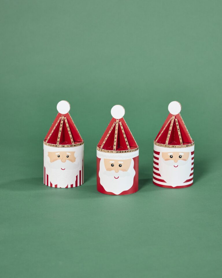 Scatoline Babbi Natale set 3 pz