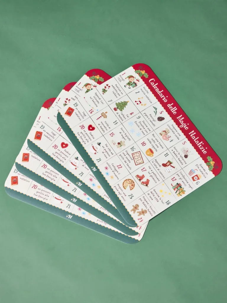 Tovagliette Calendario dell’avvento set 4pz