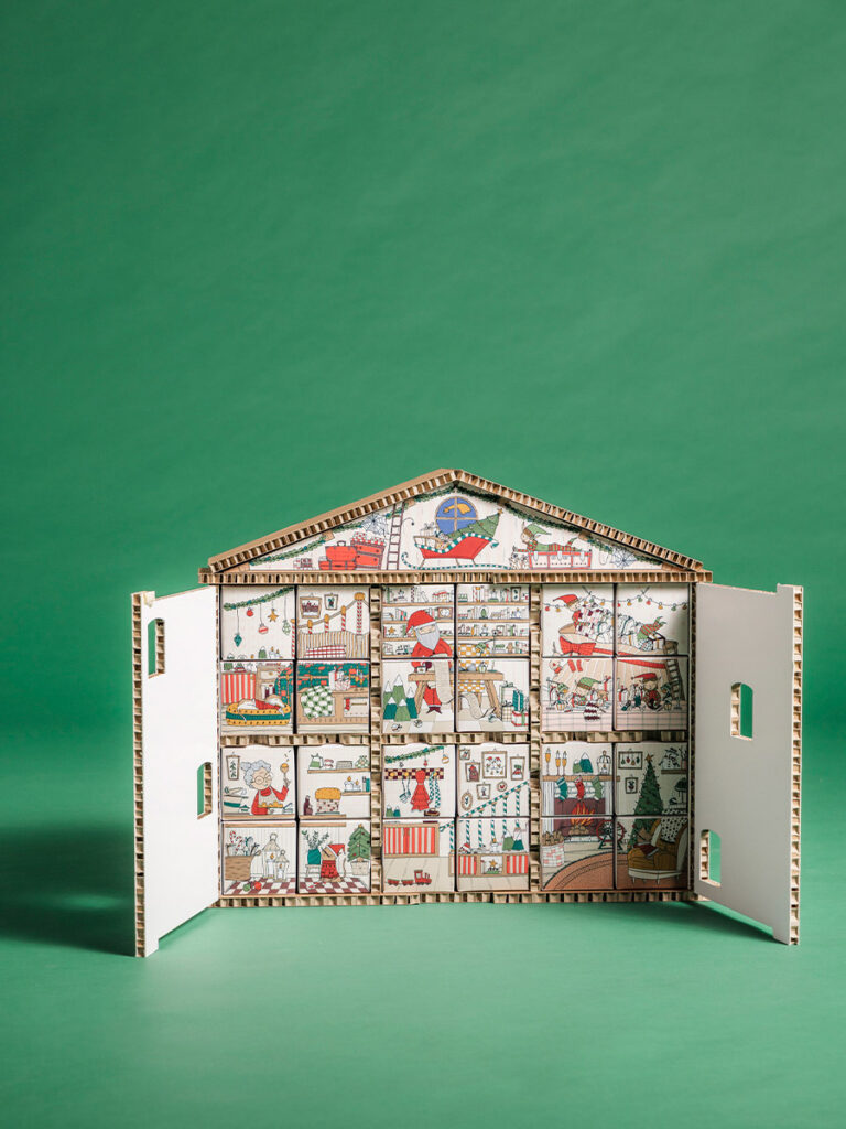 Calendario dell'avvento Casa di Mamma Natale