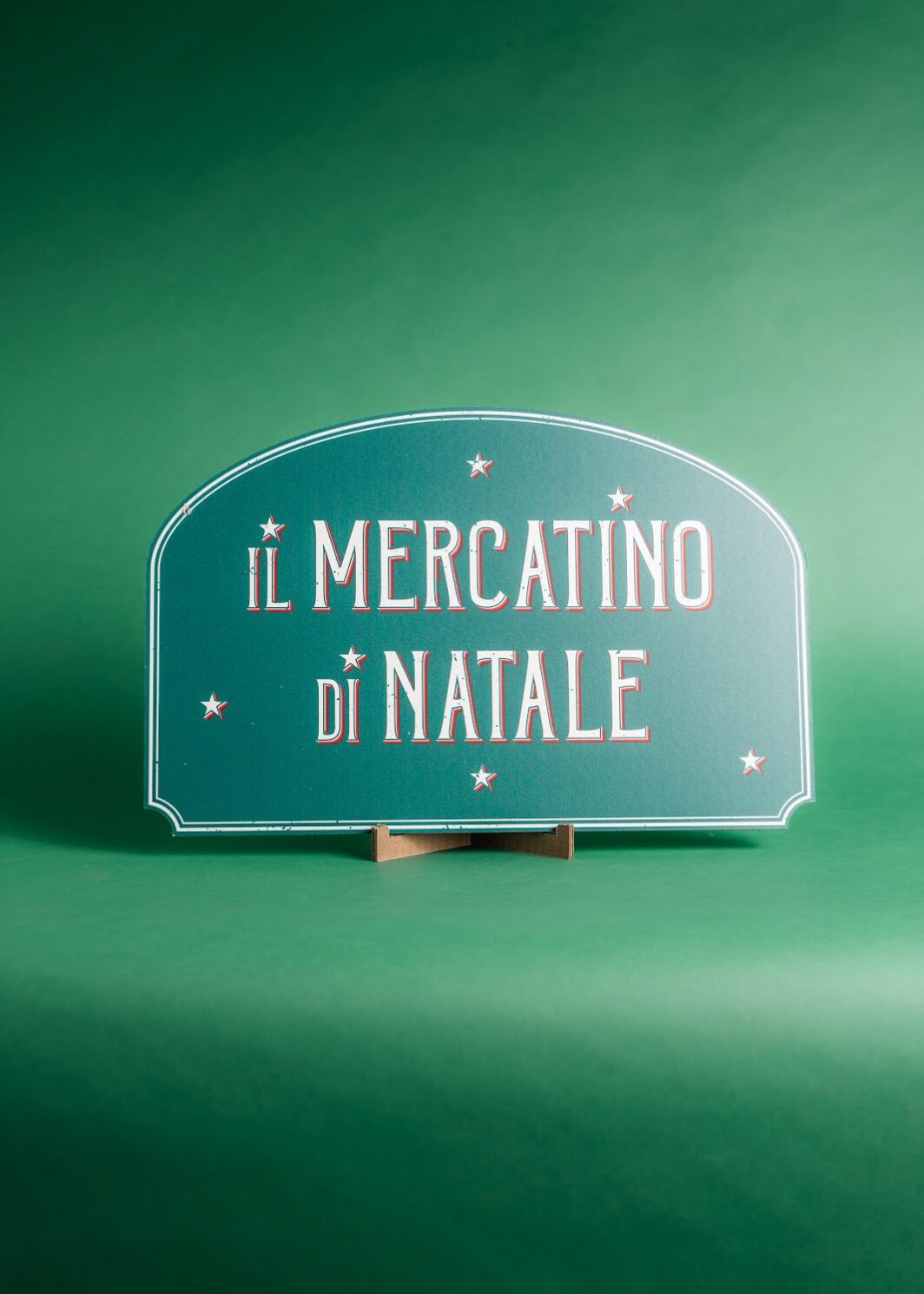 insegna natalizia il mercatino di 1