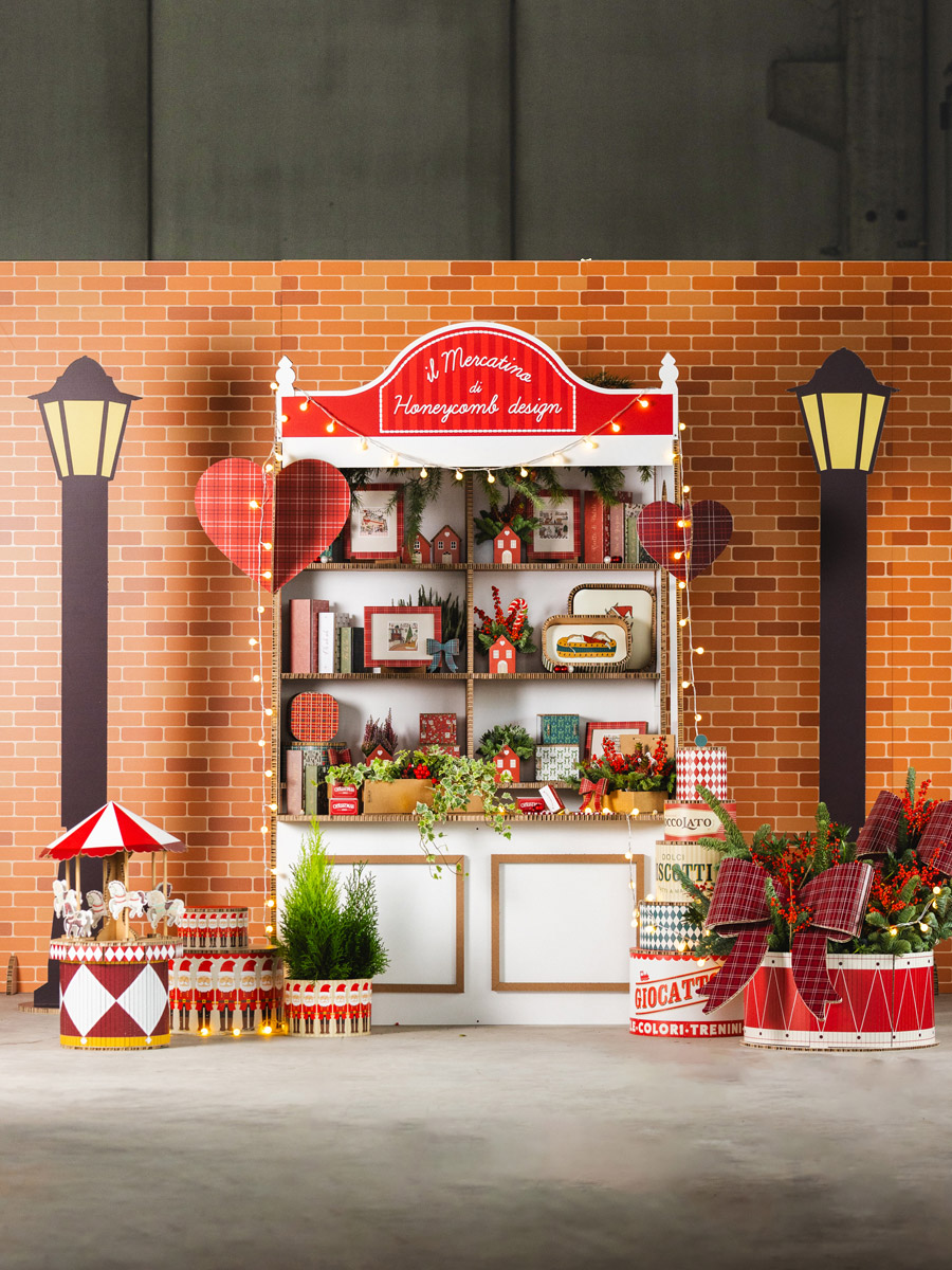 mercatino di honeycomb design mercatino set
