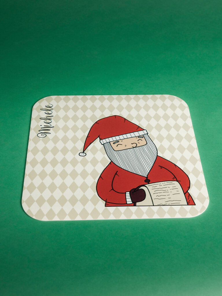 Tovaglietta singola casa di Mamma Natale - Babbo Natale