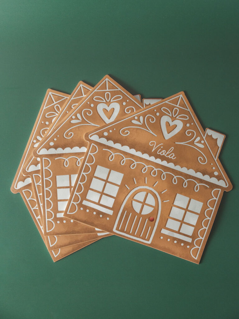 Tovagliette Baita di Natale set 4 pz