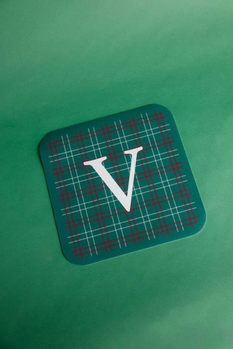 Tovagliette con Cifra Tartan Verde set 2 pz